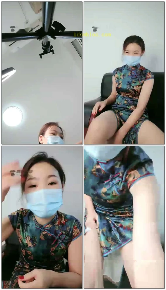 【暖狐S】第一视角旗袍诱惑口水榨干丝足裸足钻胯