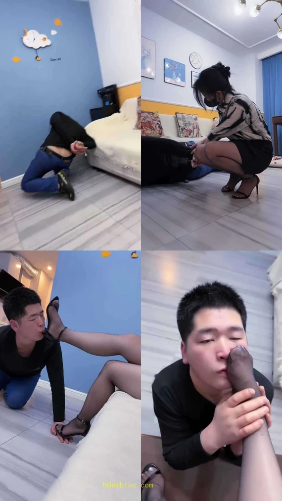 【辣姐】数据线反绑/耳光/高跟黑丝踩/吃口水/提档/虐狗舌