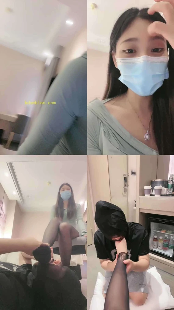 【七月大人】长腿模特S黑丝高跟踩踏