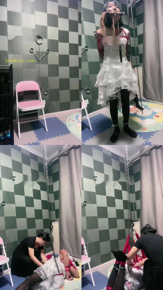 【盈盈】捆绑圈养囚禁狗