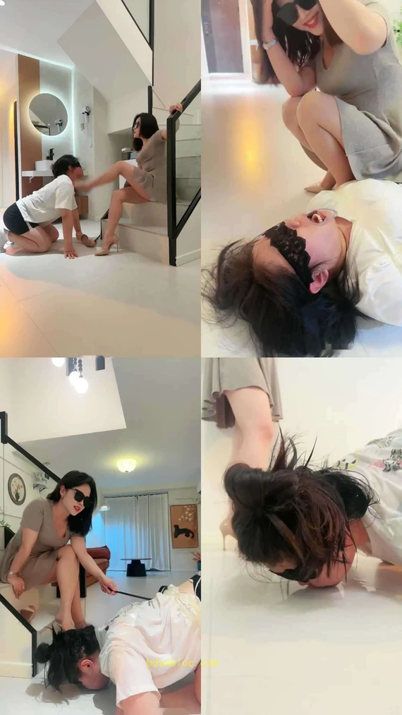 【辣吃多的辣姐s】抽的时候越掙扎主人越开心，大朵快颐吃浓痰呕吐物