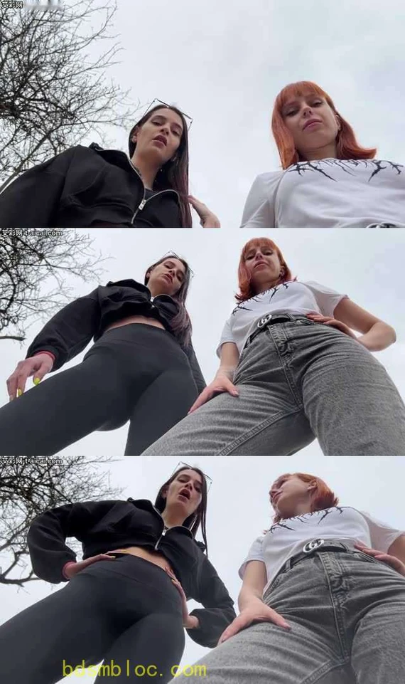 【欧美女王】PP-跪下喝Kira和Sofi吐在你嘴里的浓痰！被她们踹脸舔脏鞋底POV