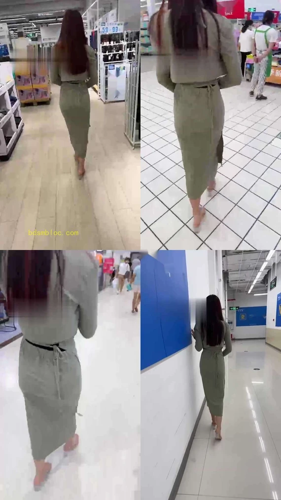【橘子没熟】户外商场跳蛋塞女奴