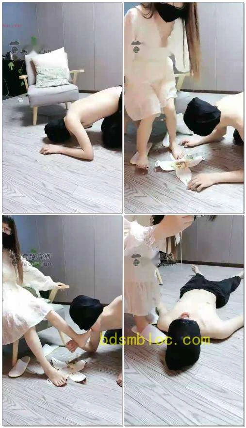 【樱樱学生主】本校的学弟（上）闻臭袜臭鞋，骑马钻胯，脚喂食