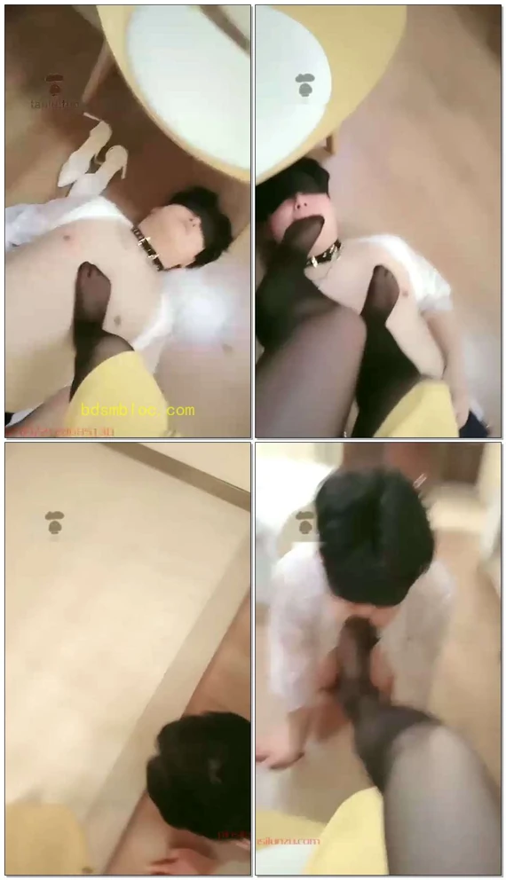【南倾S】第一次被玩的小胖狐狸，黑丝诱惑舔脚插嘴