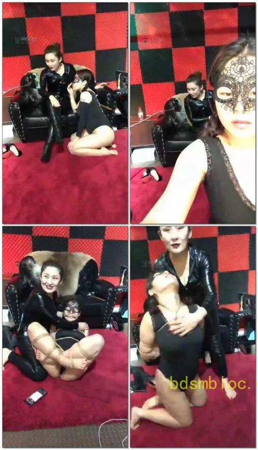 【风情艳主】绳艺，连体衣，女M，贞操锁，悬吊