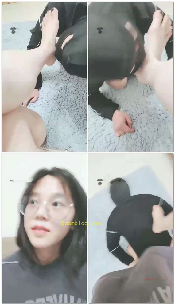 【灵竹S】调教，圣水，恋足，舌头刷脚底