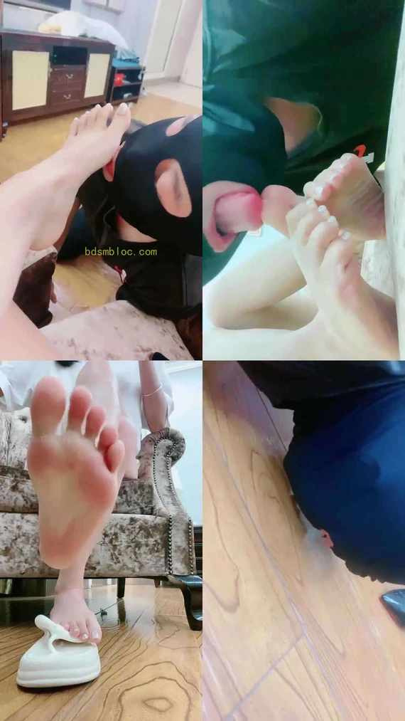【甜一】 多视角展示脚奴的正确舔脚姿势