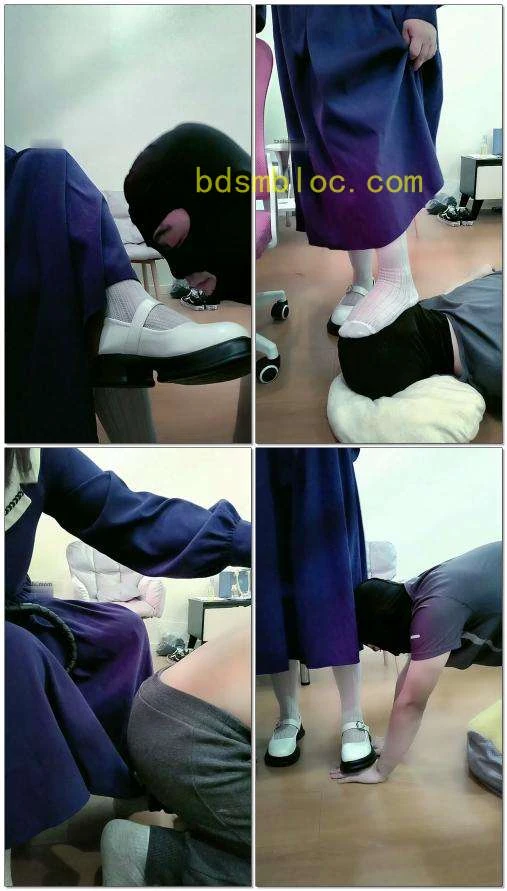 【樊樊大人】长筒袜小皮鞋玩狗
