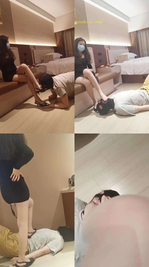 【御妍】肉丝高跟踩踏重度虐乳