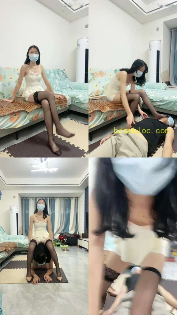【木万】黑丝脚诱惑虐废地毯奴