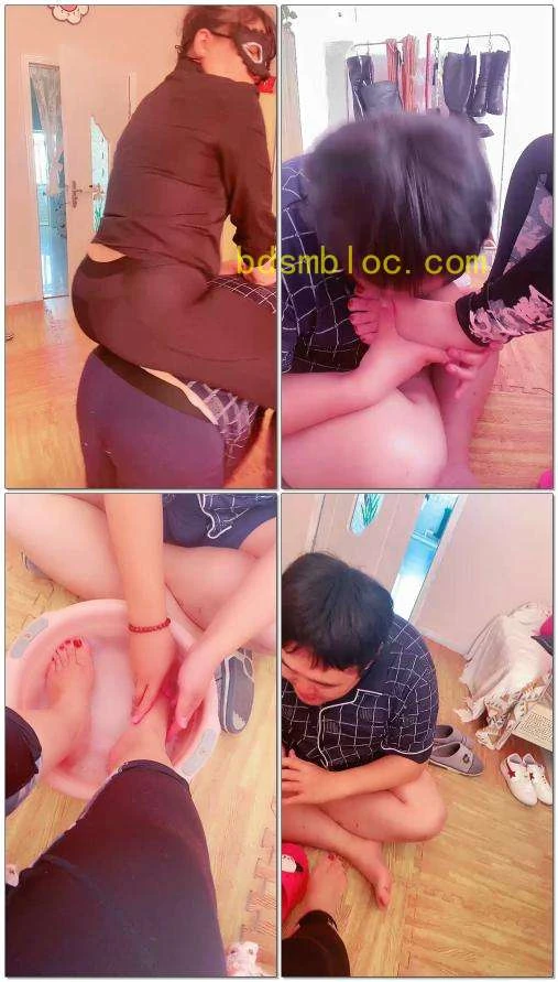 【佳琪女王s】跑步回来让家奴伺候