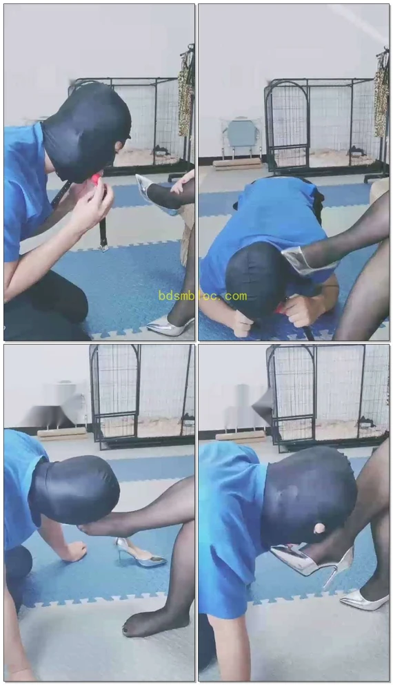 【北京熙媛s】拉出笼子里一只贱狗调教玩