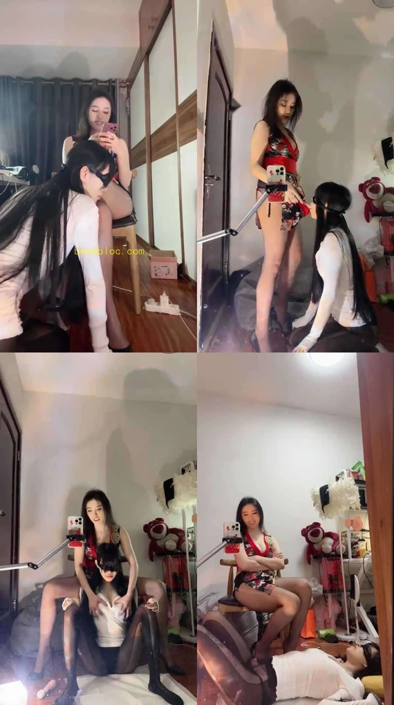 【反差楠熙】最美女奴 高潮踩B