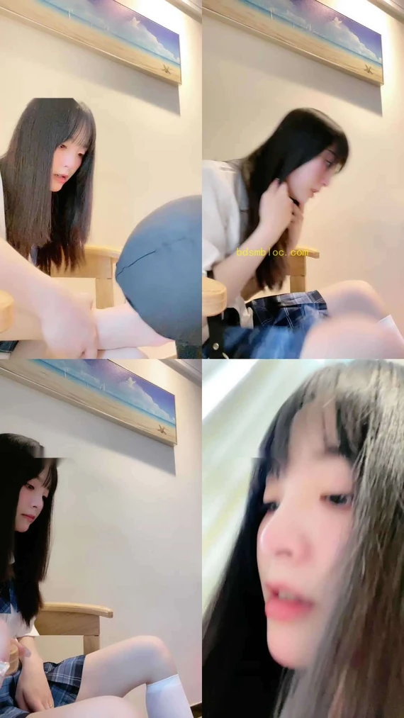 【小欲魔王】JK小姐姐白丝裸足恋足舔