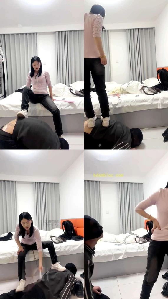【狠心小妈情侣主S】爆揍狗往死里揍