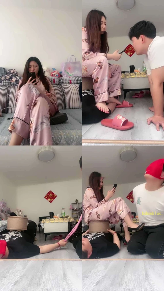 【芸熙】外卖员请假过来应聘家奴