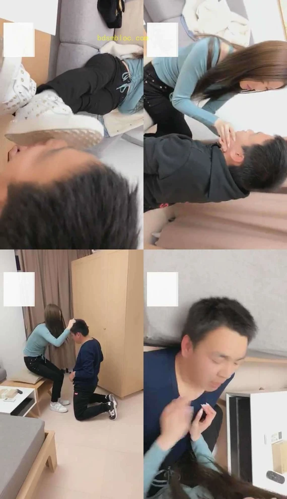 【艾丝】【VIVI】圈养家奴悲催的命运:小白鞋棉袜虐待