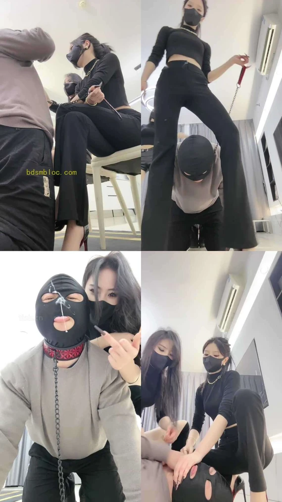 【萱萱】双S-长靴高跟美腿-不听话就得挨揍【双视角版】