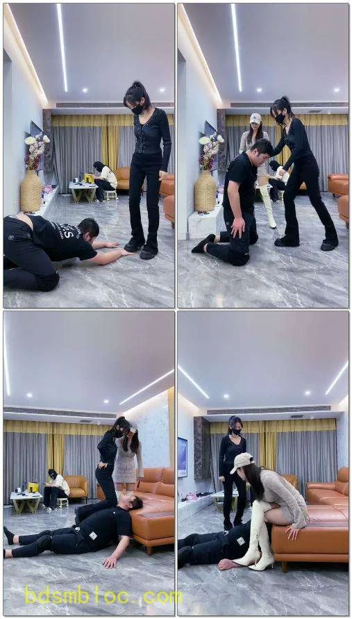 【麋鹿银儿】无敌女神踢裆打耳光
