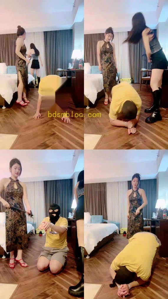 【南乔大大】捆绑丝袜塞嘴重度抽打/喝圣水