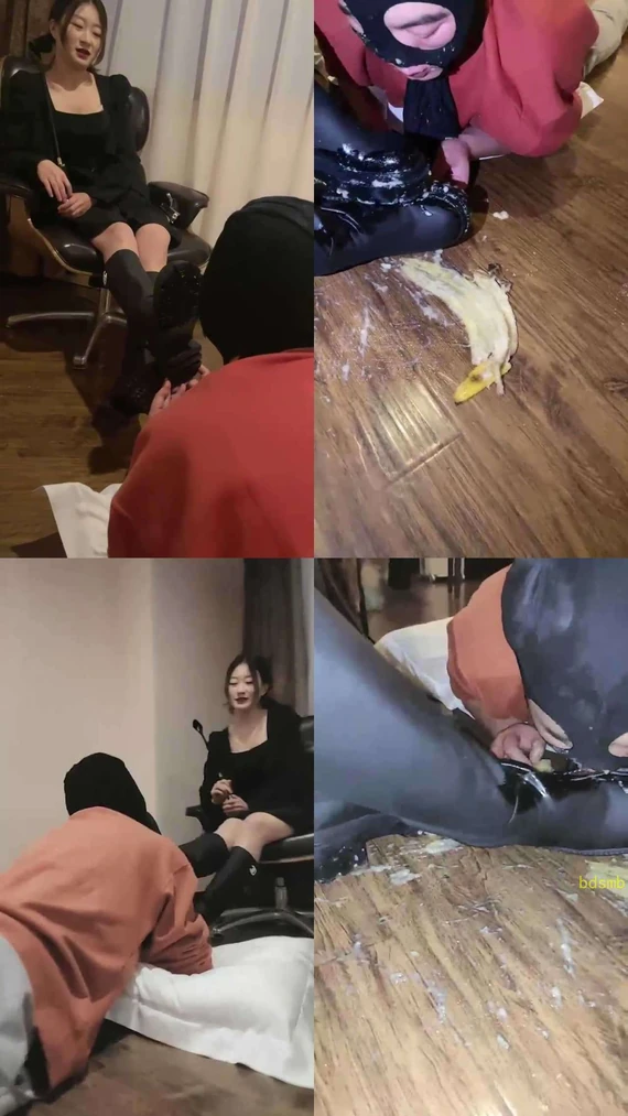 【言一】脏长靴踩踏食物喂食【双视角版】