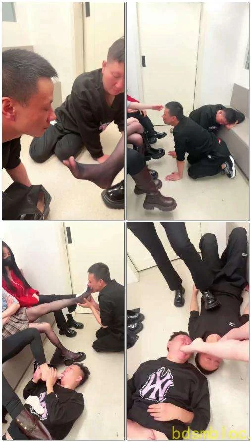 【重庆伊晨s】暴虐地铁猥琐男下带素人小姐姐玩两贱狗