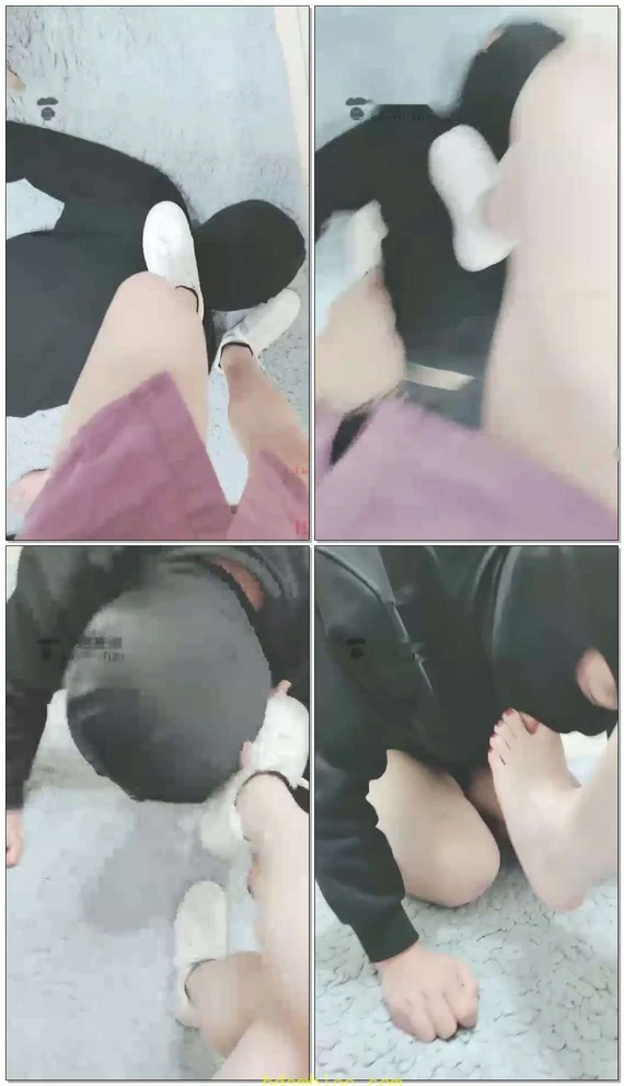 【灵竹S】小白鞋，踩踏，舔鞋，棉袜，恋足