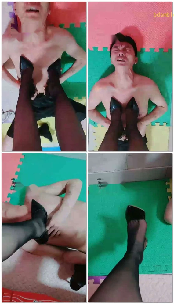 【魅影女神】锁上虐一顿狠的双层折磨（一）