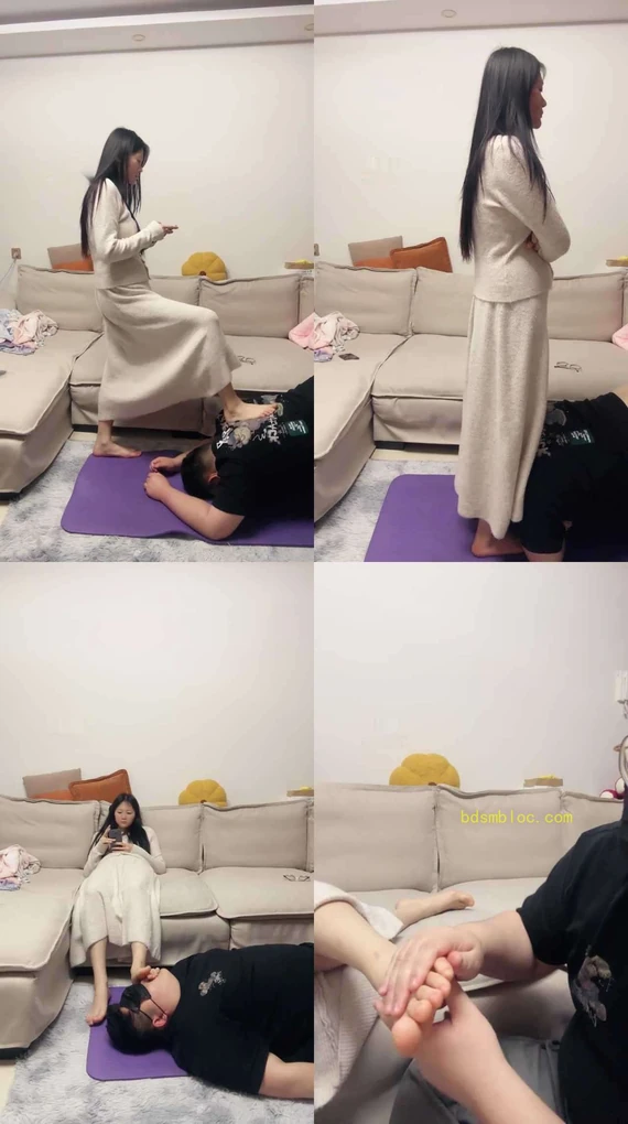 【埋汰】舞蹈老师玉足踩贱奴