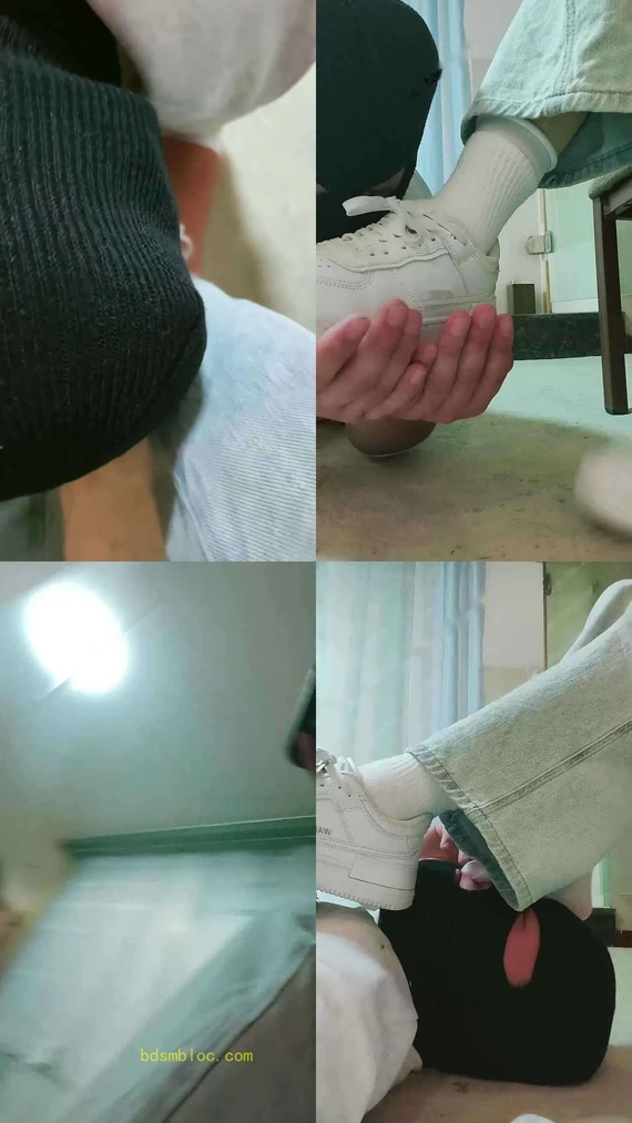 【蓝月大人】学生狗犯贱来找主人线（舔脚）（裸足踩踏）