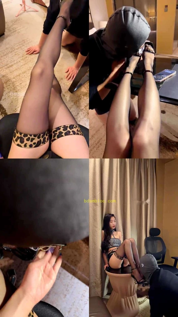 【木木S】性格黑丝凉高调教娇嗔弟弟舔鞋舔脚黑丝深喉