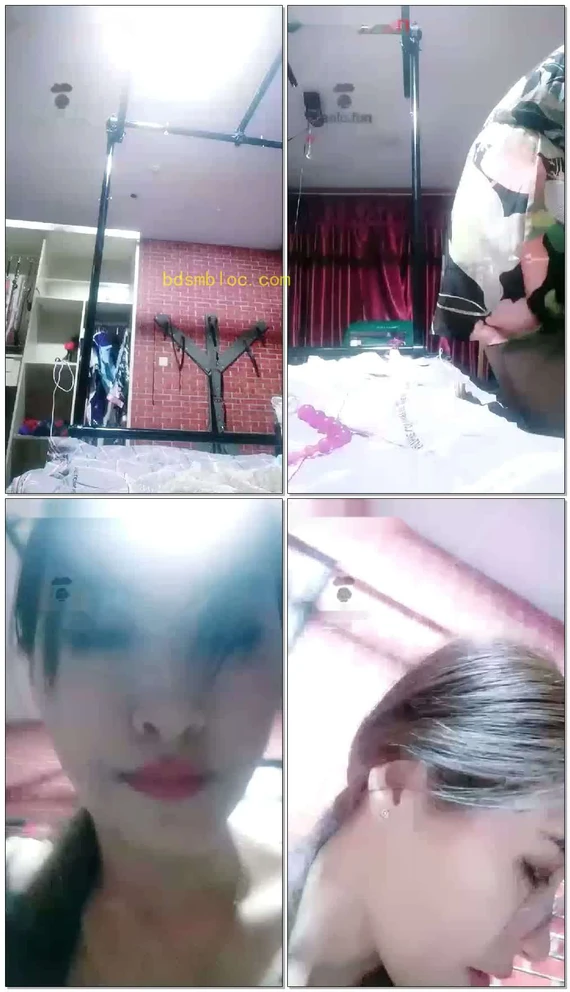 【红纱女王】刑房调教
