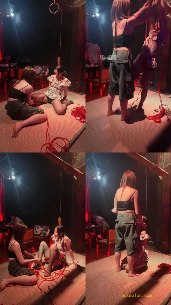 【白鸽老师s】小骚狗！不听话，继续绑