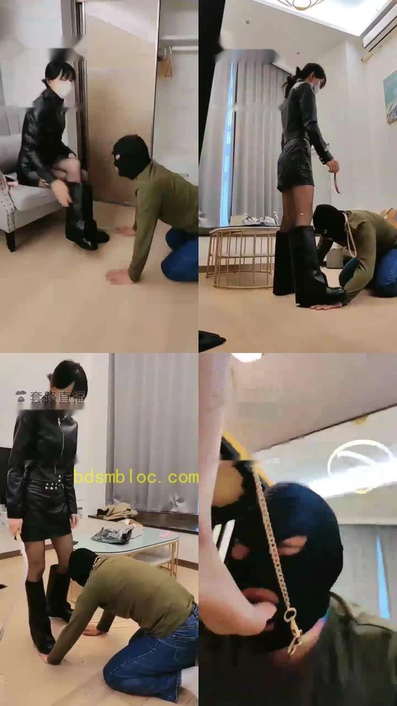【暴力美学】长靴重度踢裆踢废脚奴