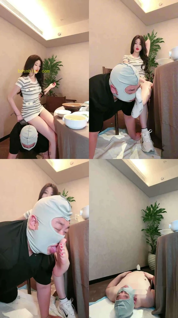 【司宁青】舔鞋、闻棉袜、鞭打、骑马钻夸、耳光，吃鞋踩食物、拧耳朵、踩踏、踩脖