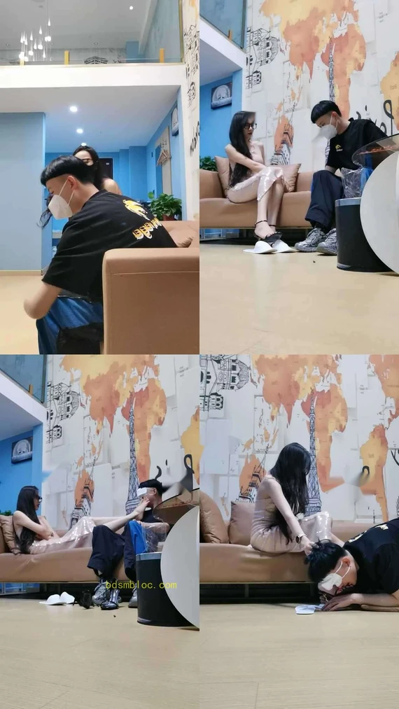 【皮皮】开发妹夫做狗-玉足喂食/玉足诱惑