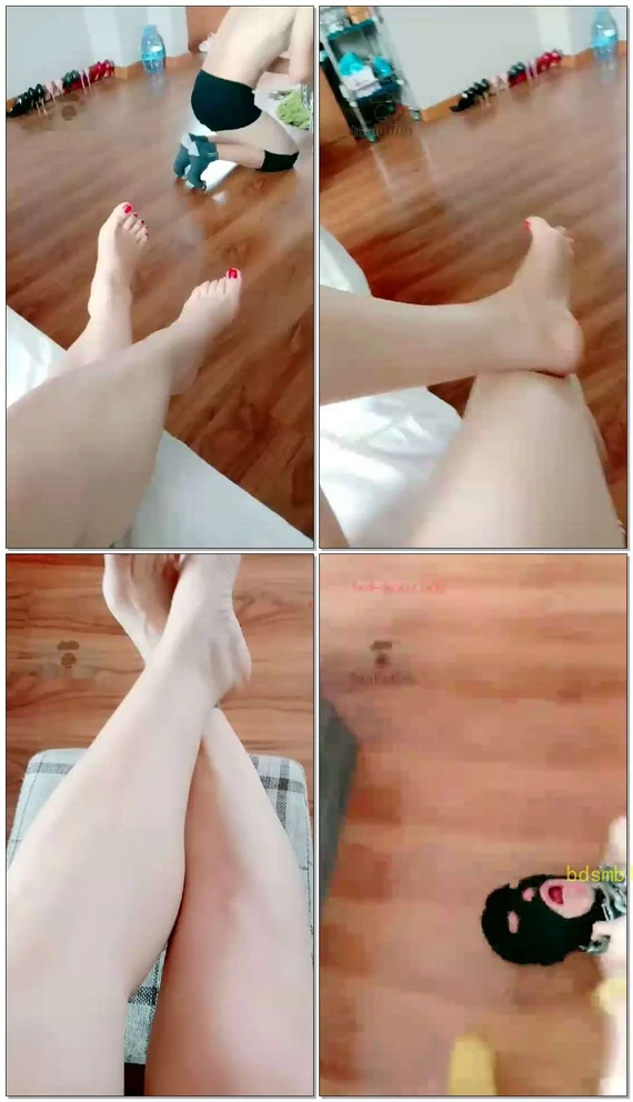 【灵犀女ss】早起舔舔脚，心情一天好