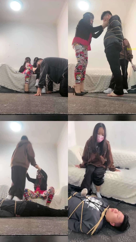 【星探】素人和妈妈玩绳艺