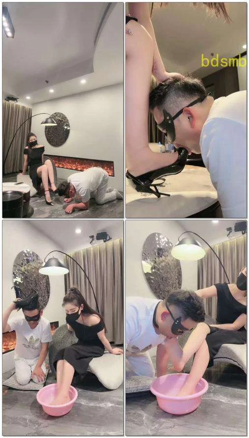 【妆主大大】脚奴初体验之洗脚