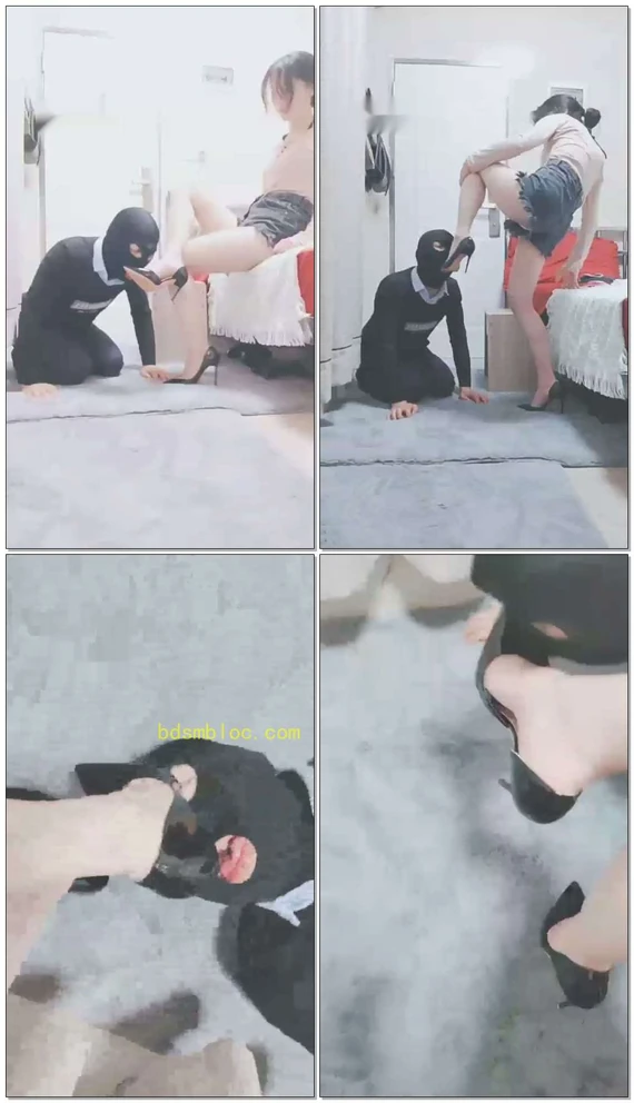 【灵竹】舔鞋舔脚高跟深喉