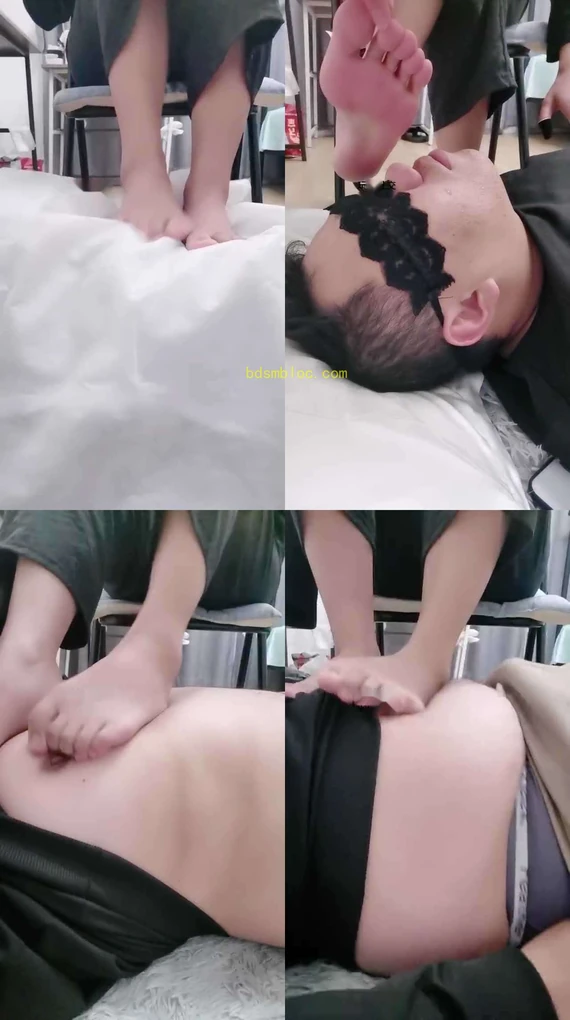 【上海汤圆】裸足蹂躏踩脚垫