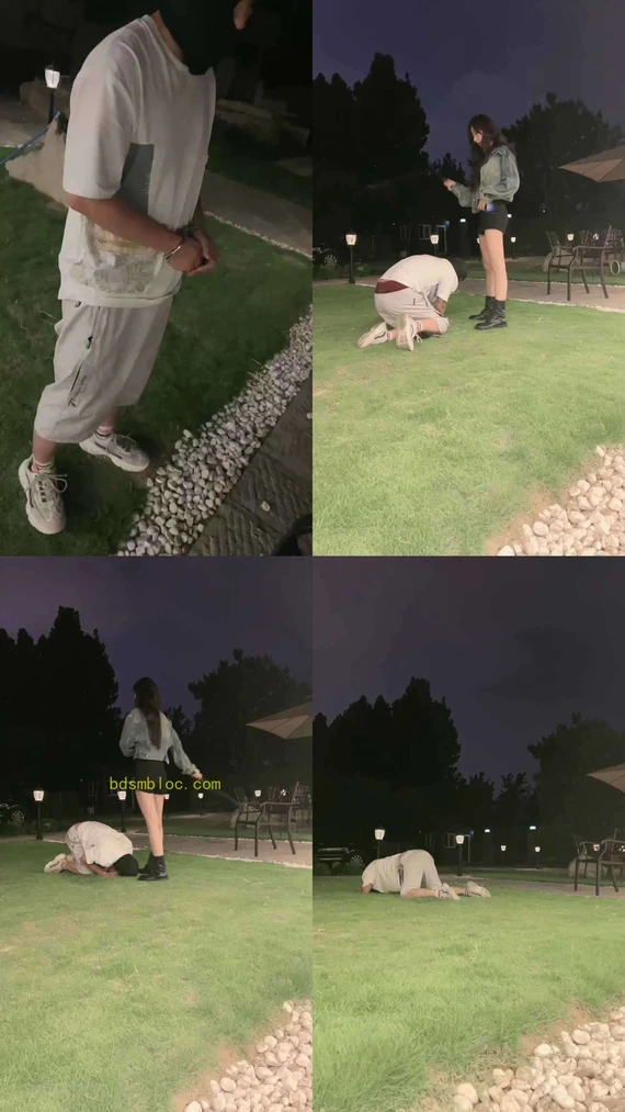 【沅芷】户外-羞辱夜调-转胯磕头摇尾巴