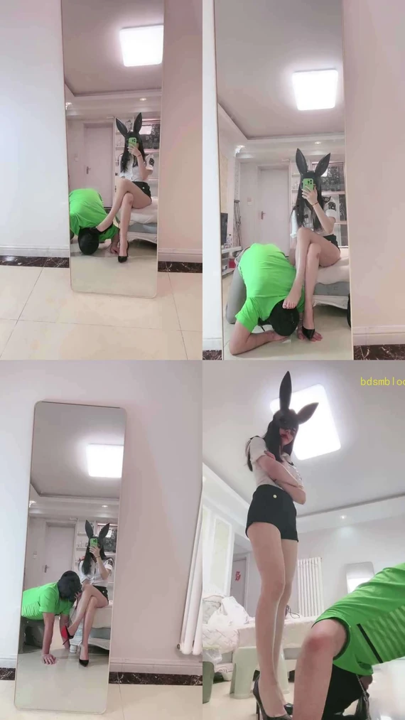 【月影儿】兔女郎长腿高跟提档/遛狗胯下辱