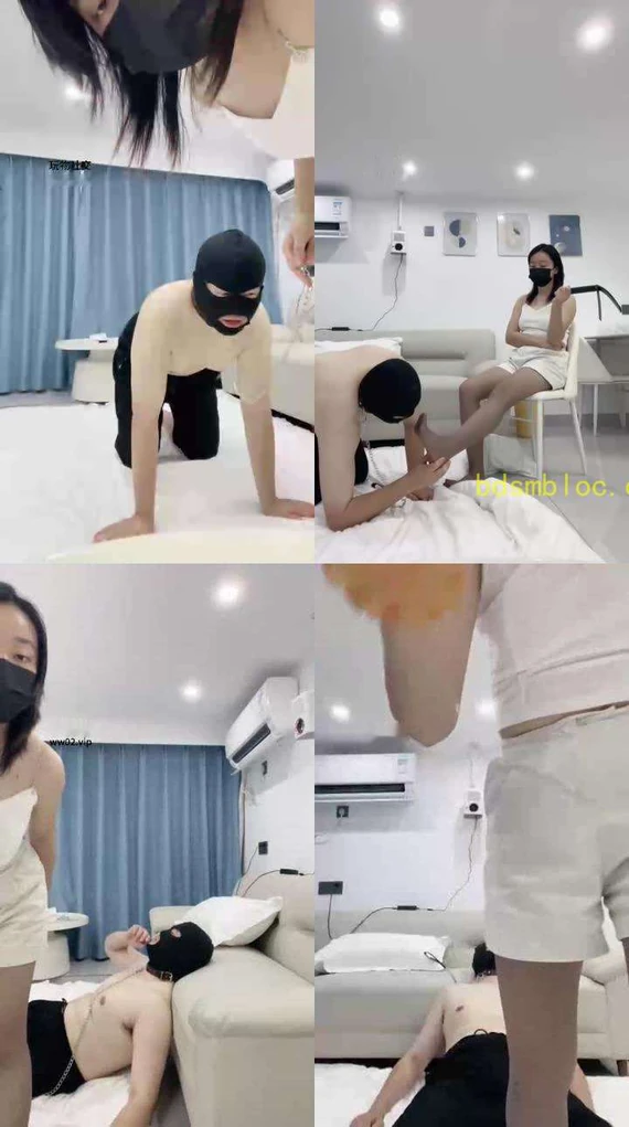 【物业素人】赏赐圣水/骑马狗爬/跪舔丝袜jio/脚插嘴/坐脸虐乳口水