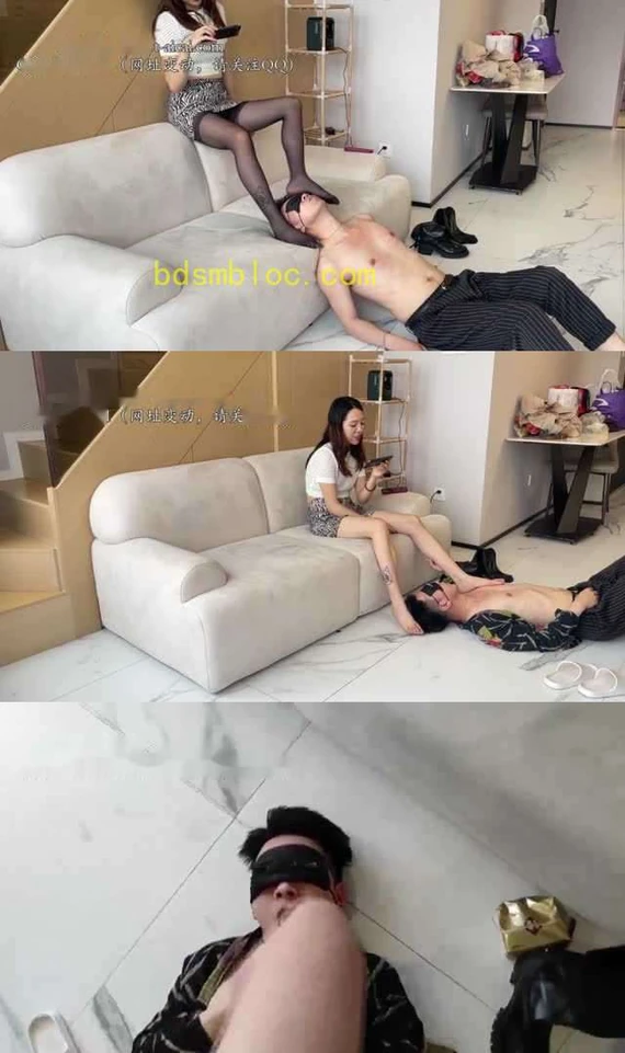 【黑丝诱惑】素人篇 某小学音乐老师黄老师脚深喉插吐狗奴