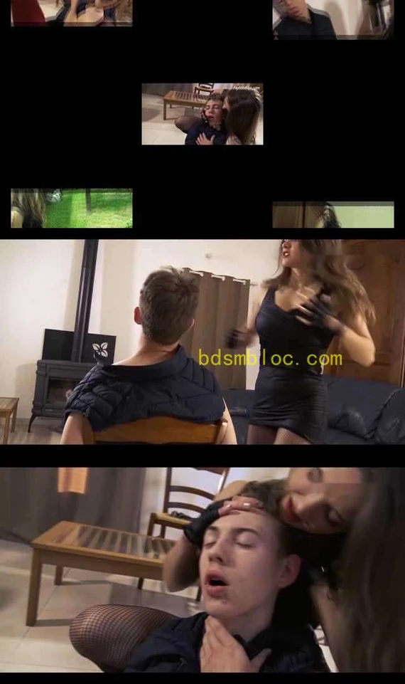 【欧美女王】tozani绝美黑丝女王，别墅内狂虐出轨男友