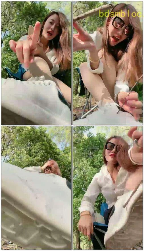 【一嬛女皇】户外红绿灯，白鞋专场