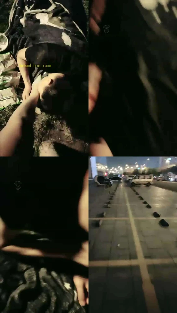 【林夕女王】户外直播，路人变M