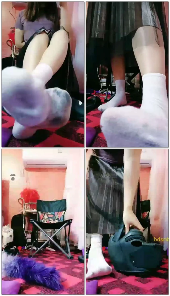 【美柠S】来自棉袜的压榨踩踏